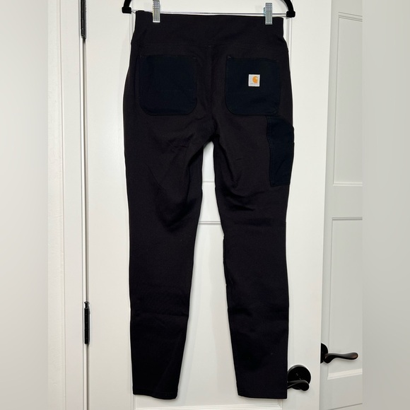 Carhartt Force Fitted Black Midweight Utility Leggings Pants (Small) - Picture 5 of 6
